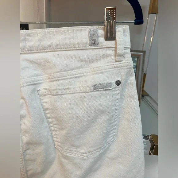 7 For All Mankind Denim Skirt - Picture 5 of 7